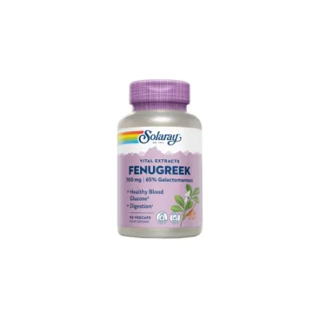 Solaray Fenugreek Fenogreco 700 mg, 90 cápsulas vegetales