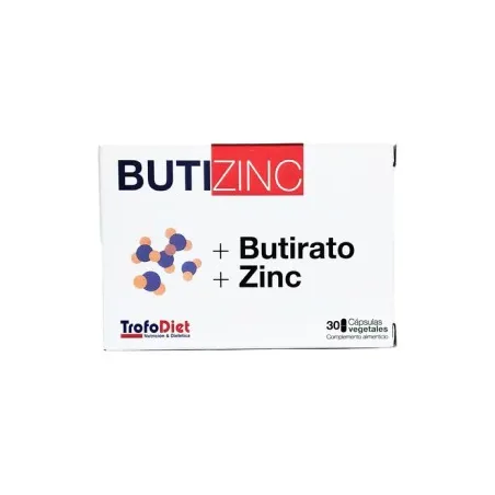 Trofodiet Butizinc Butirato microencapsulado, 30 cápsulas