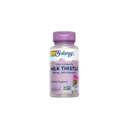 Solaray Milk Thistle, 30 cápsulas veganas