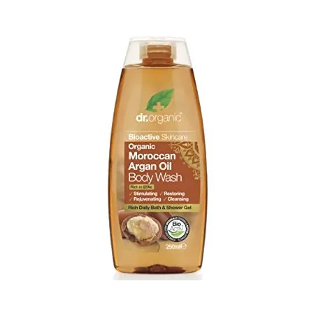 Dr Organic Gel de ducha de Argán, 250ml.