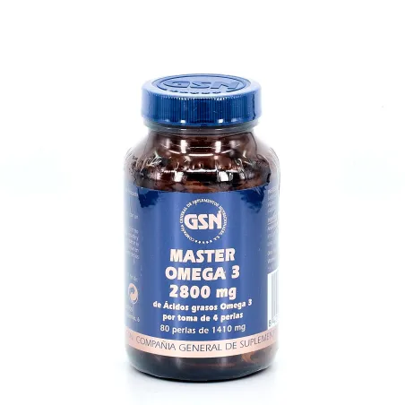 GSN Master Omega 3, 80 Perlas