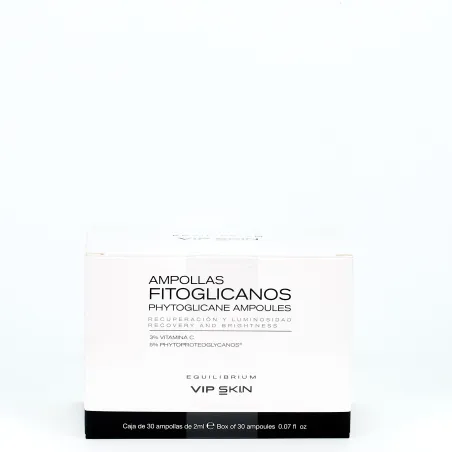 Vipskin Fitoglicanos, 30 Ampollas.