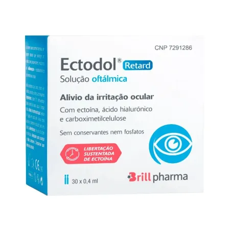 Ectodol retard solucion oftalmica 0.4, 30 monodosis