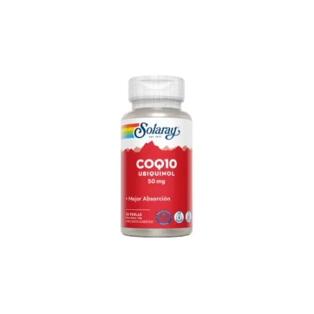 Solaray Ubiquinol CoQ10, 50mg.