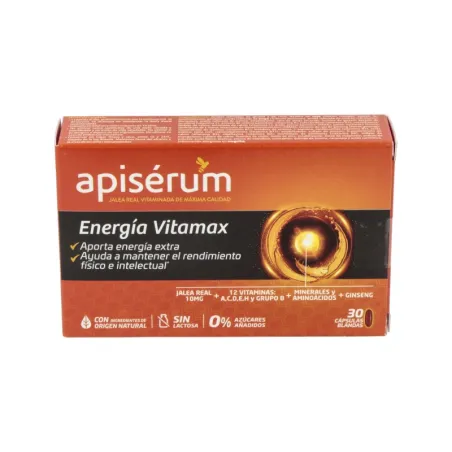 Apiserum Energía Vitamax, 30 Caps.