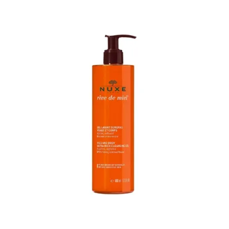 Nuxe Rêve de Miel gel limpiador dermatológico rostro y cuerpo, 400 ml