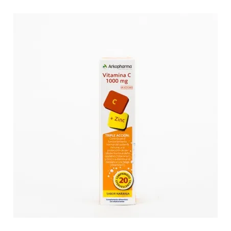 Arkovital vitamina C 1000mg 20. Comprimidos efervescentes