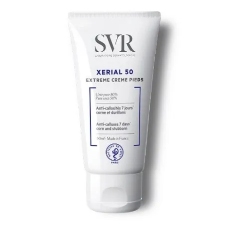 SVR Xerial 50 Crema Extrema de pies, 50 ml