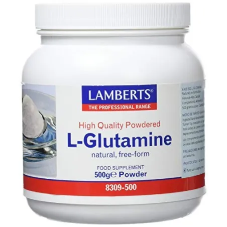 LAMBERTS L-Glutamina Polvo, 500g,