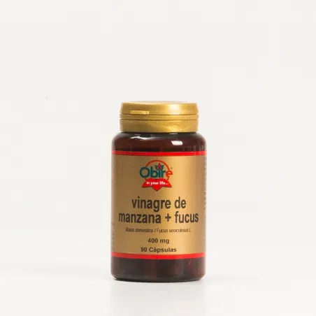 Obire Vinagre de Manzana + Fucus 400 mg, 90 Caps.