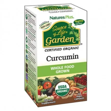 Natures plus Garden Cúrcuma 400 mg 30 Caps