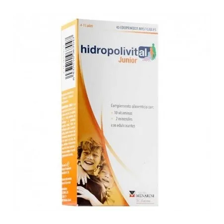 Hidropolivital Junior, 40 comprimidos masticables