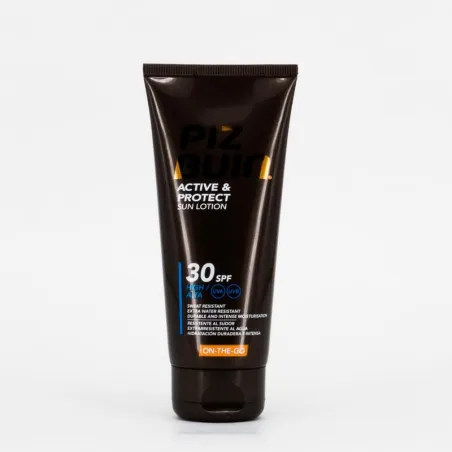 Piz Buin Active&Protect Loción Solar SPF30+, 100ml.