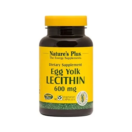 Natures Plus Lecitina De Huevo 600 mg 90 caps.