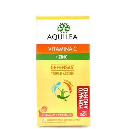 Aquilea Vitamina C + Zinc, 28 Comprimidos Efervescentes