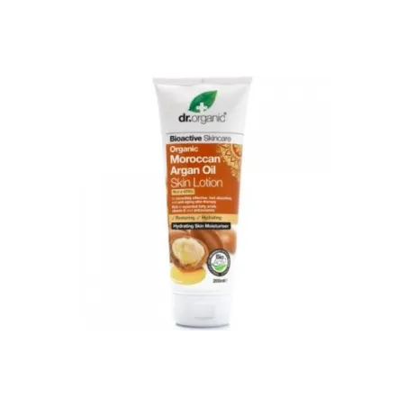 Dr Organic Loción corporal de aceite de Argán, 200ml.