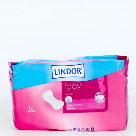 Lindor Lady Pad Normal, 14 unidades