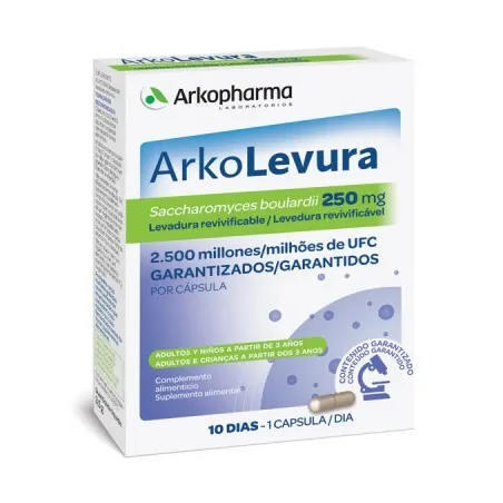 Arko - Levura 250 mg 10 Cápsulas