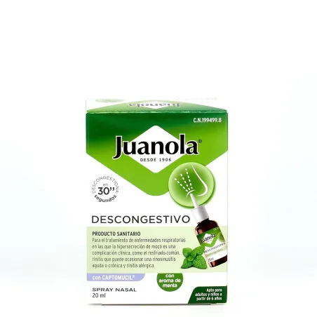 Juanola Spray Nasal Descongestivo, 20 ml