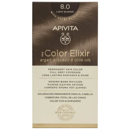 Apivita Tinte Color Elixir 8.0 Rubio claro