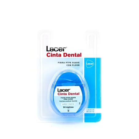 Cinta Dental Lacer Sabor Menta, 50 metros