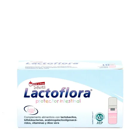 Lactoflora Protector Intestinal Infantil Fresa, 10 Viales