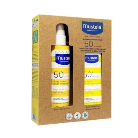 Mustela solar pack facial + corporal, 40 + 200 ml