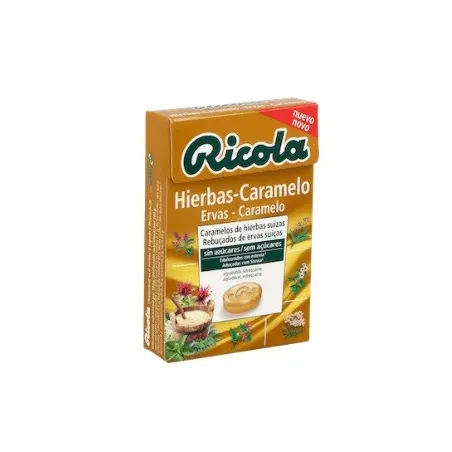 Ricola caramelos sabor hierbas caramelo sin azúcar, 50 g