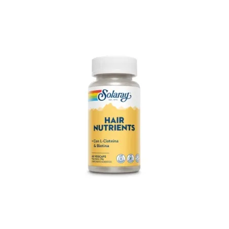 Solaray Hair Nutrients, 60 cápsulas veganas