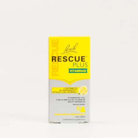 Bach Rescue Plus Vitaminas Spray, 20ml.