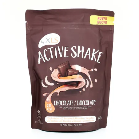 XLS Active Shake chocolate batido sustitutivo, 250 g