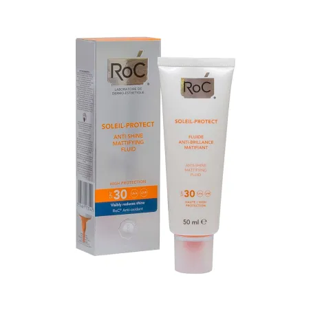 Roc Soleil-Protect fluido matificante anti-brillos SPF30, 50 ml