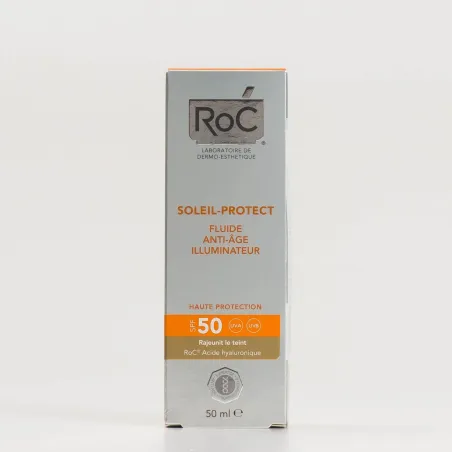 Roc Soleil-Protect Fluido Iluminador Antiedad SPF50+, 50ml