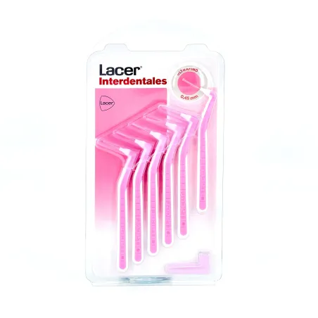 Lacer Interdental Ultrafino Angular, 6 unidades