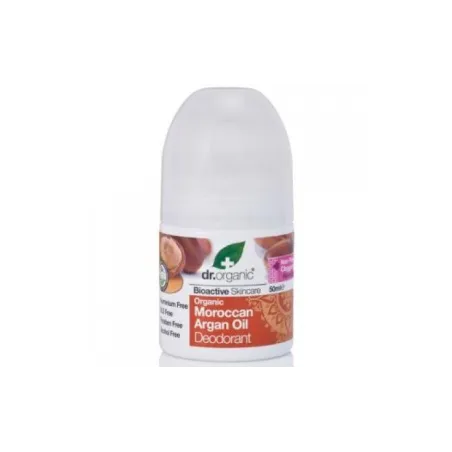 Dr Organic Desodorante de aceite de Argán, 50ml.