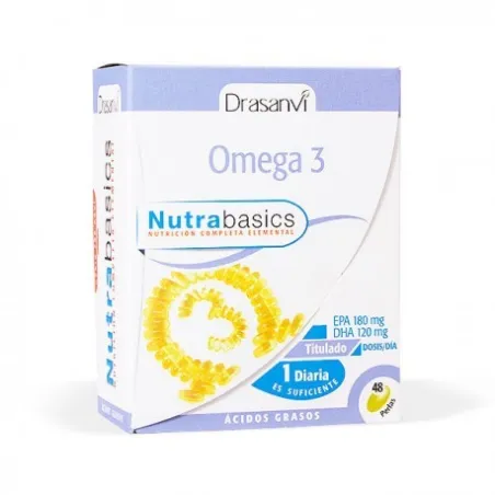 Drasanvi Nutrabasics Omega 3, 48 perlas