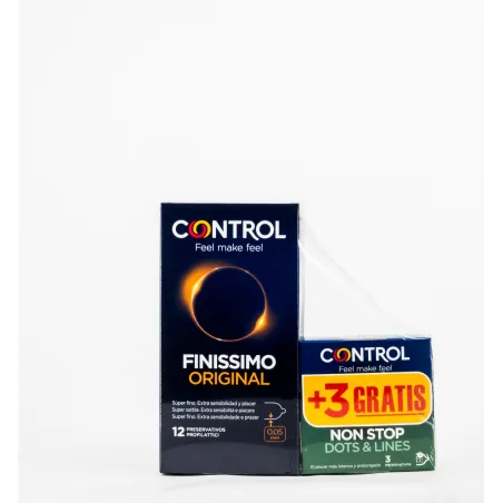 Control Finissimo Senso, 12 preservativos.