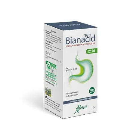Aboca Neobianacid reflujo, ácido y dificultades digestivas, 70 comprimidos