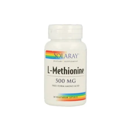 Solaray L-Methionine 500 mg, 30 cápsulas