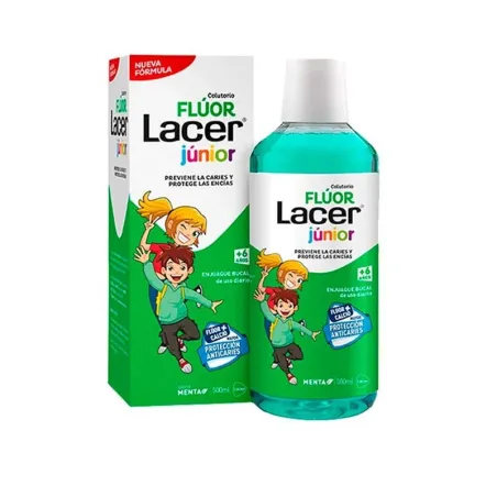 Lacer Junior flúor diario 0,05% menta, 500 ml