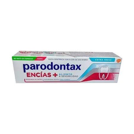 Parodontax encías + aliento & sensibilidad extra fresh, 75 ml