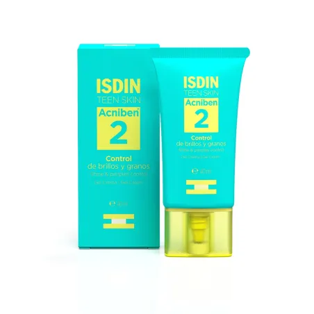 Isdin Acniben gel-crema control brillos y granos, 40 ml