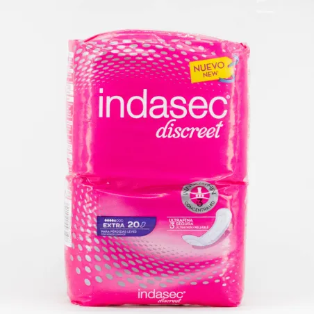 Indasec Discreet Extra, 20 Uds.