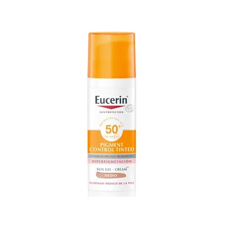 Eucerin Sun pigment control FPS 50+ tono medio, 50 ml