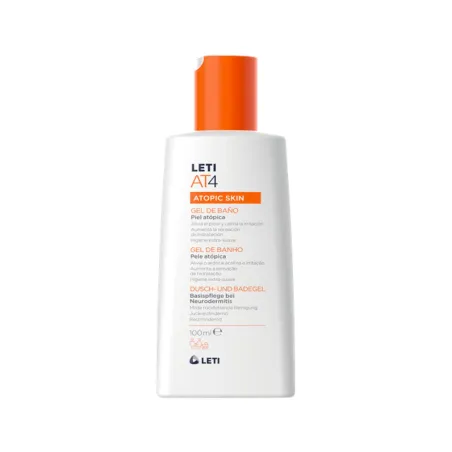 Leti AT4 Gel de Baño, Piel Atópica, 100 ml