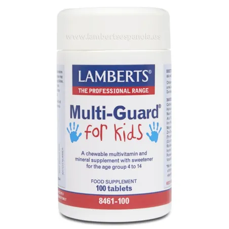 LAMBERTS MultiGuard para Niños, 100 comprimidos.