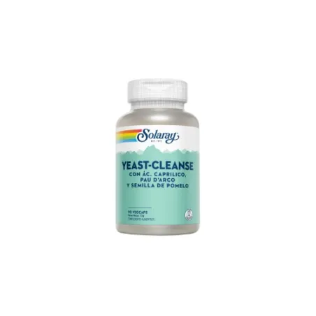 Solaray Yeast Cleanse, 90 cápsulas veganas