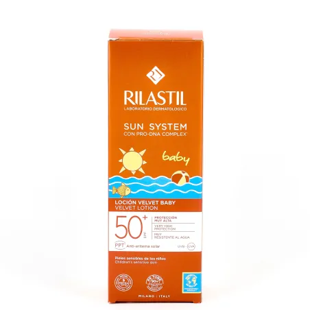 Rilastil Sun System 50+ Baby Leche Velluto, 200ml.