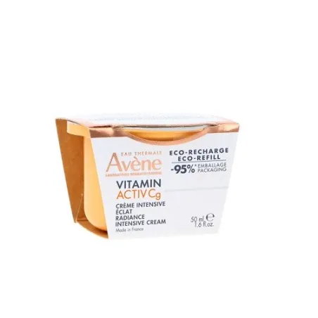 Avene Vitamin Activ Cg crema intensiva iluminadora ecorrecarga, 50 ml