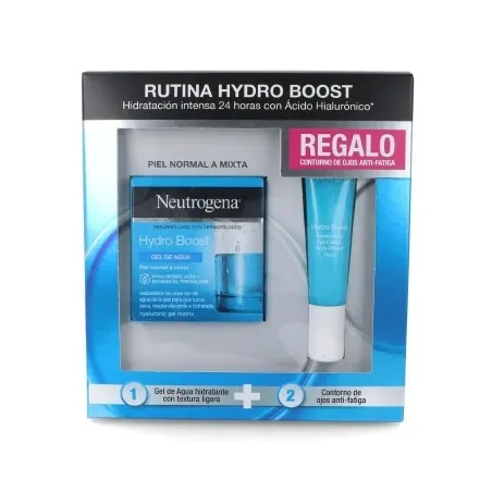 Pack Neutrogena Hydro Boost Gel de Agua+Contorno, 50ml+15ml.